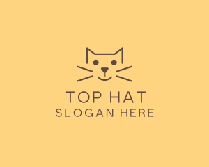 Pet Cat Veterinary logo design