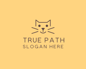 Pet Cat Veterinary logo design