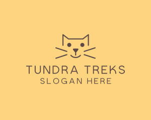 Pet Cat Veterinary logo design