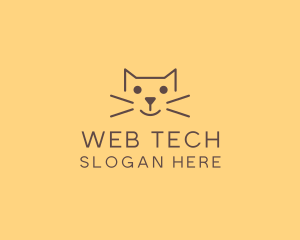 Pet Cat Veterinary logo design