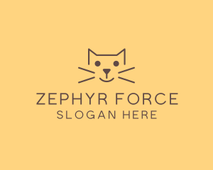 Pet Cat Veterinary logo design