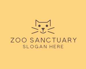 Pet Cat Veterinary logo design