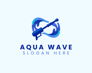 Pressure Washing Splash logo design