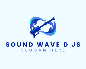 Pressure Washing Splash logo design