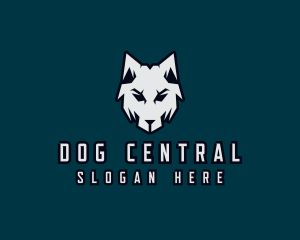 Wolf Hound Vet logo design