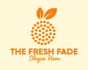 Orange Fruit Dots  logo design