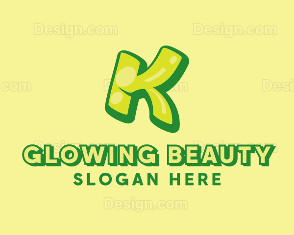 Graphic Gloss Letter K Logo