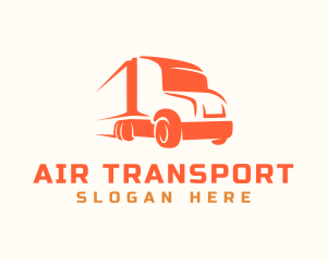 Express Transportation Truck logo design