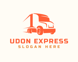 Express Transportation Truck logo design