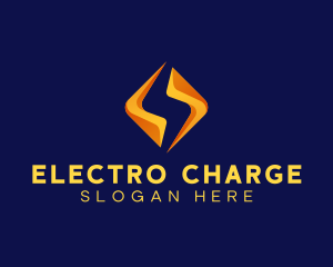 Spark Lightning Electrical logo design