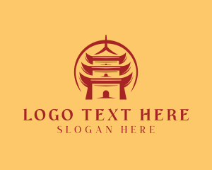 Oriental Temple Shrine Pagoda  logo