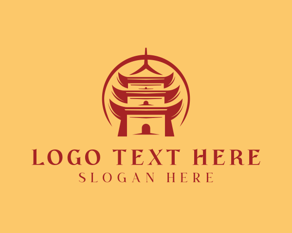 Pagoda logo example 2