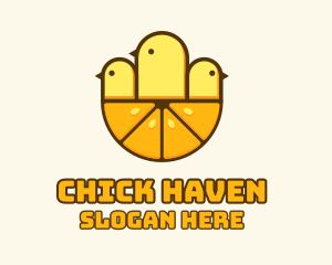 Chicks Orange Slice logo