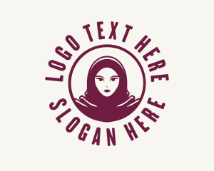 Hijab Woman Fashion logo