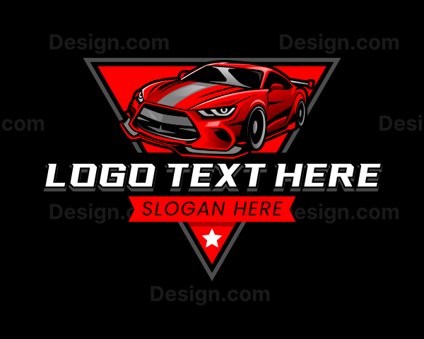 Racing Car Detailing Logo