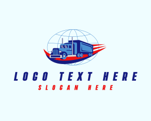 Global Logistics Truck logo