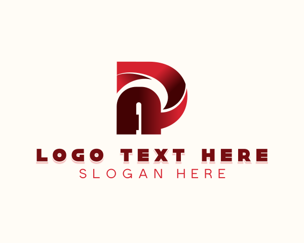 Creative Professional Letter AD logo