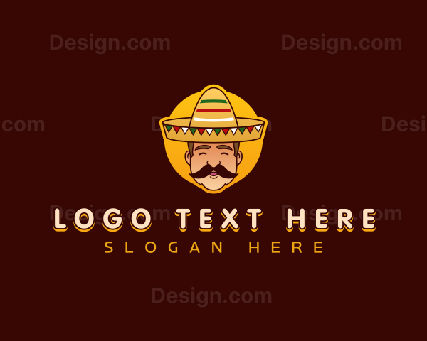 Mexican Sombrero Hat Logo