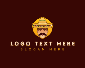 Mexican Sombrero Hat logo