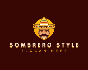 Mexican Sombrero Hat logo