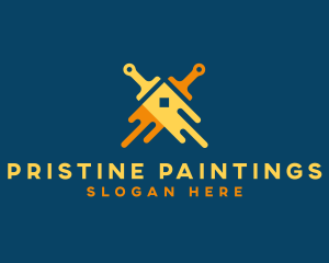 Painting Paint Renovation logo design