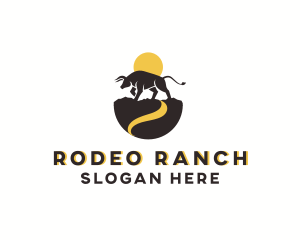 Bull Animal Ranch logo design