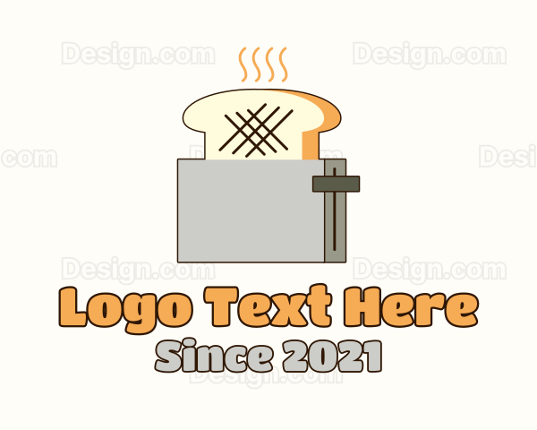 Toasted Bread Toaster Logo