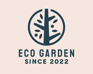 Eco Nature Tree  logo design