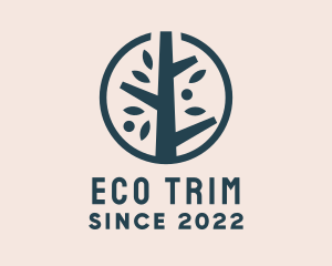 Eco Nature Tree  logo design