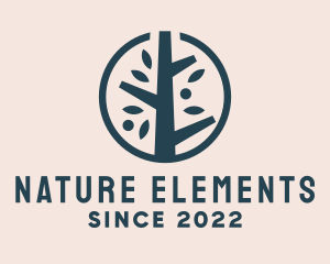 Eco Nature Tree  logo design