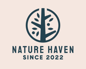 Eco Nature Tree  logo design