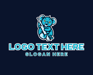 Koala Sport Mascot logo