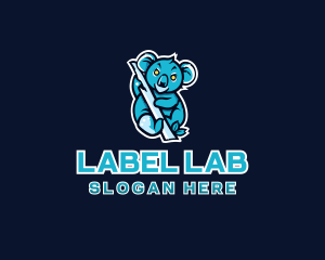 Koala Sport Mascot logo