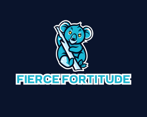 Fierce Australian Koala  logo