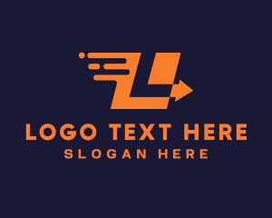 Cargo Shipping Logistics Logo