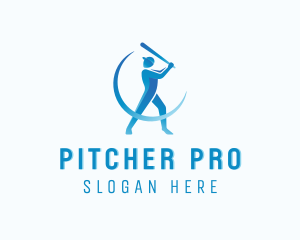 Baseball Batter Athlete logo