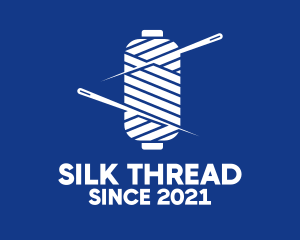 Thread Needle Spool logo design