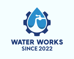 Water Faucet Maintenance  logo design