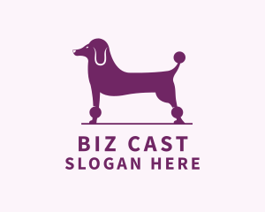Pet Poodle Dog  logo