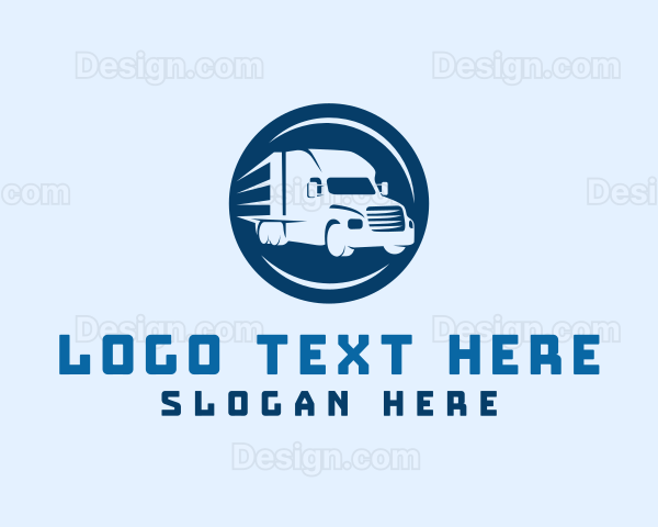 Moving Truck Delivery Logo