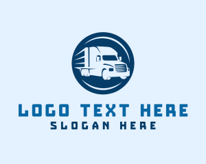 Moving Truck Delivery Logo