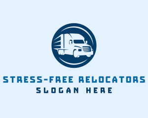 Moving Truck Delivery logo design