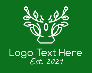 Nature Plant Antlers  logo