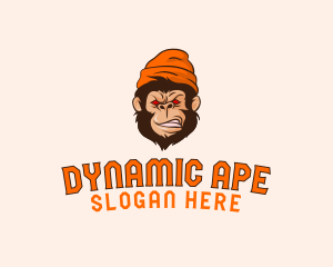 Street Beanie Ape logo design