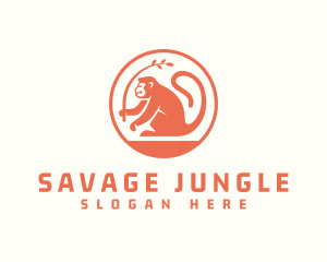 Monkey Jungle Wildlife logo design