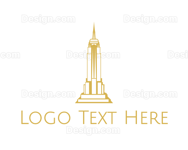 Gold Sharp Tower Logo
