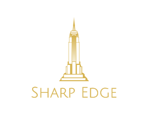 Gold Sharp Tower logo