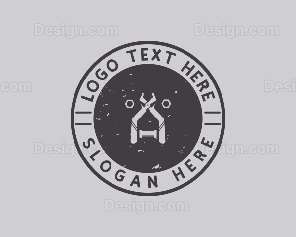 Handyman Tool Plumber Badge Logo