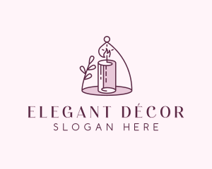 Scented Candle Decor logo design