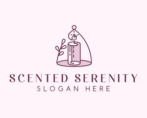 Scented Candle Decor logo design